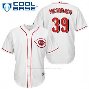 Camiseta Beisbol Hombre Cincinnati Reds Devin Mesoraco 39 Blanco 1ª Cool Base