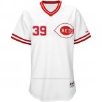 Camiseta Beisbol Hombre Cincinnati Reds 39 Cncinnati Devin Mesoraco Turn Back The Clock Blanco