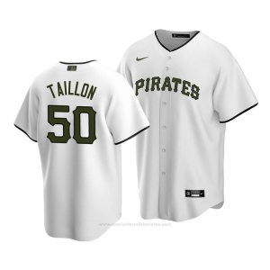 Camiseta Beisbol Hombre Pittsburgh Pirates Jameson Taillon Replica Alterno 2020 Blanco