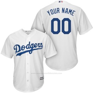 Camiseta Nino Los Angeles Dodgers Personalizada Blanco