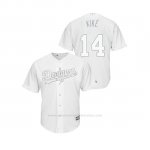 Camiseta Beisbol Hombre Los Angeles Dodgers Enrique Hernandez 2019 Players Weekend Kike Replica Blanco