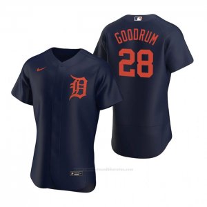 Camiseta Beisbol Hombre Detroit Tigers Niko Goodrum Autentico Alterno 2020 Azul