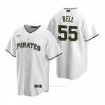 Camiseta Beisbol Hombre Pittsburgh Pirates Josh Bell Alterno Replica Blanco