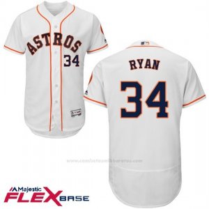 Camiseta Beisbol Hombre Houston Astros Nolan Ryan Blanco Flex Base