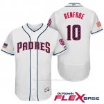 Camiseta Beisbol Hombre San Diego Padres 2017 Estrellas y Rayas Hunter Renfroe Blanco Flex Base