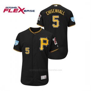 Camiseta Beisbol Hombre Pittsburgh Pirates Lonnie Chisenhall 2019 Entrenamiento de Primavera Flex Base Negro
