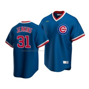 Camiseta Beisbol Hombre Chicago Cubs Ferguson Jenkins Cooperstown Collection Road Azul