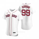 Camiseta Beisbol Hombre Boston Red Sox Alex Verdugo Autentico 2020 Primera Blanco