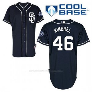 Camiseta Beisbol Hombre San Diego Padres Craig Kimbrel 46 Azul Azul Alterno Cool Base