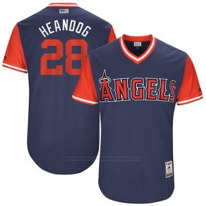 Camiseta Beisbol Hombre Los Angeles Angels 2017 Little League World Series Andrew Heaney Azul