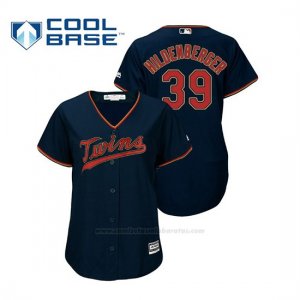 Camiseta Beisbol Mujer Minnesota Twins Trevor Hildenberger Cool Base Majestic Alternato Azul