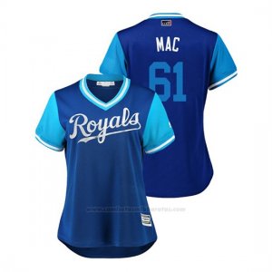 Camiseta Beisbol Mujer Kansas City Royals Kevin Mccarthy 2018 Llws Players Weekend Mac Royal