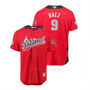 Camiseta Beisbol Hombre All Star Game Chicago Cubs Javier Baez 2018 1ª Run Derby National League Rojo