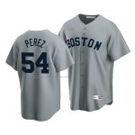 Camiseta Beisbol Hombre Boston Red Sox Martin Perez Cooperstown Collection Road Gris