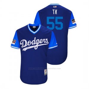 Camiseta Beisbol Hombre Los Angeles Dodgers Tom Koehler 2018 Llws Players Weekend Tk Royal