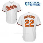 Camiseta Beisbol Hombre Baltimore Orioles 22 Jim Palmer Blanco 1ª Cool Base