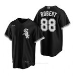Camiseta Beisbol Hombre Chicago White Sox Luis Robert Replica Alterno 2020 Negro