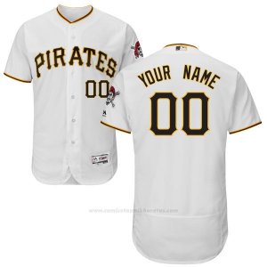 Camiseta Pittsburgh Pirates Personalizada Blanco