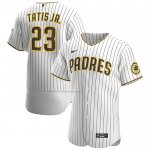 Camiseta Beisbol Hombre San Diego Padres Fernando Tatis Jr. Primera Autentico Blanco