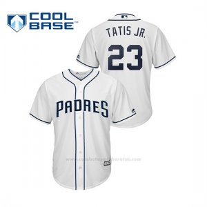 Camiseta Beisbol Hombre San Diego Padres Fernando Tatis Jr. Cool Base Majestic Home Blanco