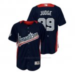 Camiseta Beisbol Nino All Star Game Aaron Judge 2018 1ª Run Derby American League Azul