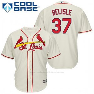 Camiseta Beisbol Hombre St. Louis Cardinals Matt Belisle 37 Crema Alterno Cool Base