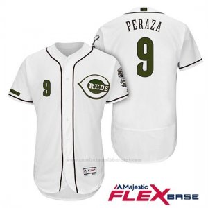 Camiseta Beisbol Hombre Cincinnati Reds 9 Jose Peraza 2018 Alterno Autentico Flex Base