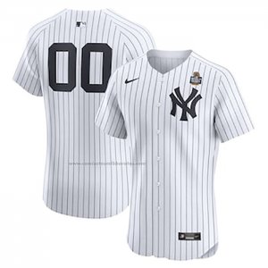 Camiseta Beisbol Hombre New York Yankees Primera Elite Blanco1