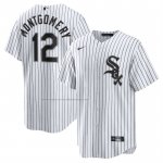 Camiseta Beisbol Hombre Chicago White Sox Colson Montgomery Primera Blanco Camiseta Beisbol Hombre Chicago White Sox Colson Montgomery Primera Blanco