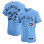 Camiseta Beisbol Hombre Toronto Blue Jays Vladimir Guerrero Jr Alternate 2 Elite Azul