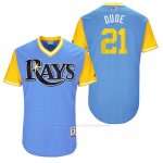 Camiseta Beisbol Hombre Tampa Bay Rays 2017 Little League World Series Lucas Duda Azul