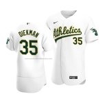 Camiseta Beisbol Hombre Oakland Athletics Jake Diekman Autentico Primera Blanco