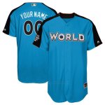 Camiseta Beisbol Hombre Team World 2017 MLB All-Star Game Personalizada Azul