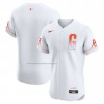 Camiseta Beisbol Hombre San Francisco Giants Elite Blanco