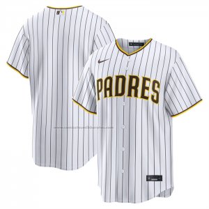 Camiseta Beisbol Hombre San Diego Padres Primera Replica Blanco1 Camiseta Beisbol Hombre San Diego Padres Primera Replica Blanco1
