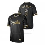 Camiseta Beisbol Hombre Cincinnati Reds Scooter Gennett 2019 Golden Edition Negro