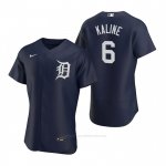 Camiseta Beisbol Hombre Detroit Tigers Al Kaline Autentico 2020 Alterno Azul