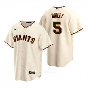 Camiseta Beisbol Hombre San Francisco Giants Patrick Bailey Replica 2020 Crema