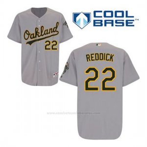 Camiseta Beisbol Hombre Oakland Athletics Josh Rojodick 22 Gris Cool Base