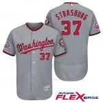 Camiseta Beisbol Hombre Washington Nationals Stephen Strasburg Gris 2018 All Star Flex Base