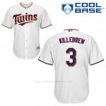 Camiseta Beisbol Hombre Minnesota Twins Harmon Killebrew 3 Blanco 1ª Cool Base