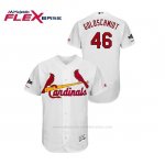 Camiseta Beisbol Hombre St. Louis Cardinals Paul Goldschmidt 2019 Postseason Flex Base Blanco