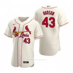 Camiseta Beisbol Hombre St. Louis Cardinals Dakota Hudson Autentico 2020 Alterno Crema