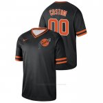 Camiseta Beisbol Hombre San Francisco Giants Personalizada Cooperstown Collection Legend Negro