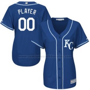 Camiseta Mujer Kansas City Royals Personalizada Azul