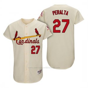 Camiseta Beisbol Hombre St. Louis Cardinals Jhonny Peralta Crema 1967 Turn Back The Clock Autentico