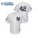 Camiseta Beisbol Hombre New York Yankees 2019 Jackie Robinson Day Cool Base Blanco