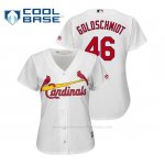 Camiseta Beisbol Mujer St. Louis Cardinals Paul Goldschmidt Cool Base Official Home Blanco