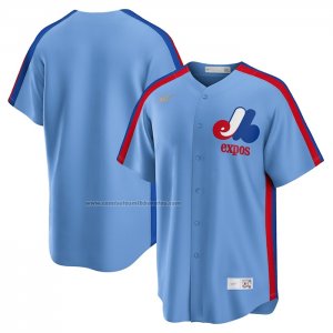 Camiseta Beisbol Hombre Montreal Expos Road Cooperstown Collection Azul