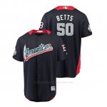 Camiseta Beisbol Hombre All Star Game Boston Rojo Sox Mookie Betts 2018 1ª Run Derby American League Azul